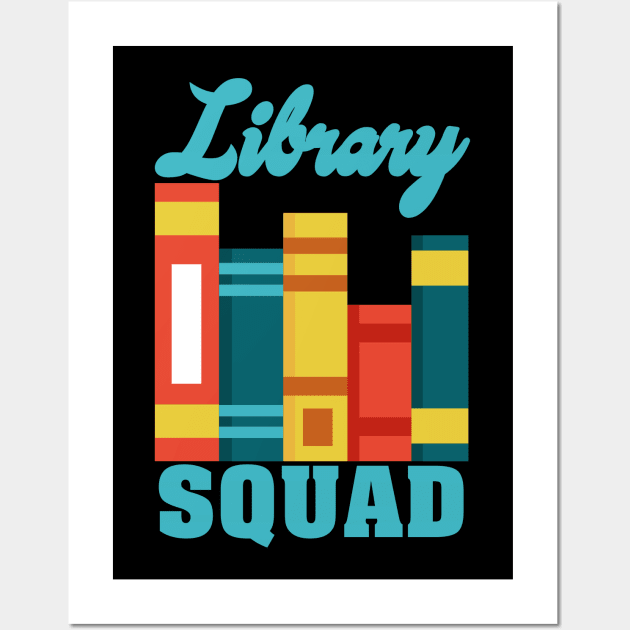 Library Squad Vintage Wall Art by Recapaca